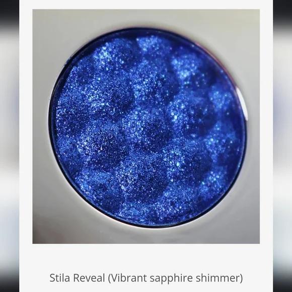 NEW Stilla Blue Realm Velvet Eye Shadow Palette Limited Edition Cream Like - Picture 12 of 12